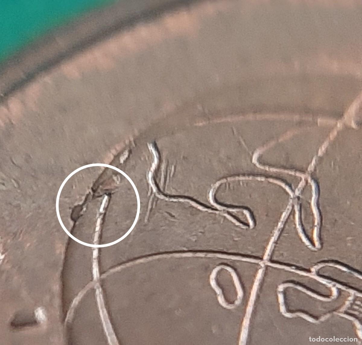 Monedas con errores: (ESPA&Ntilde;A)(2020)(ERROR) 5 C&Eacute;NTIMOS DE EURO CON EXCESOS DE METAL - Foto 4