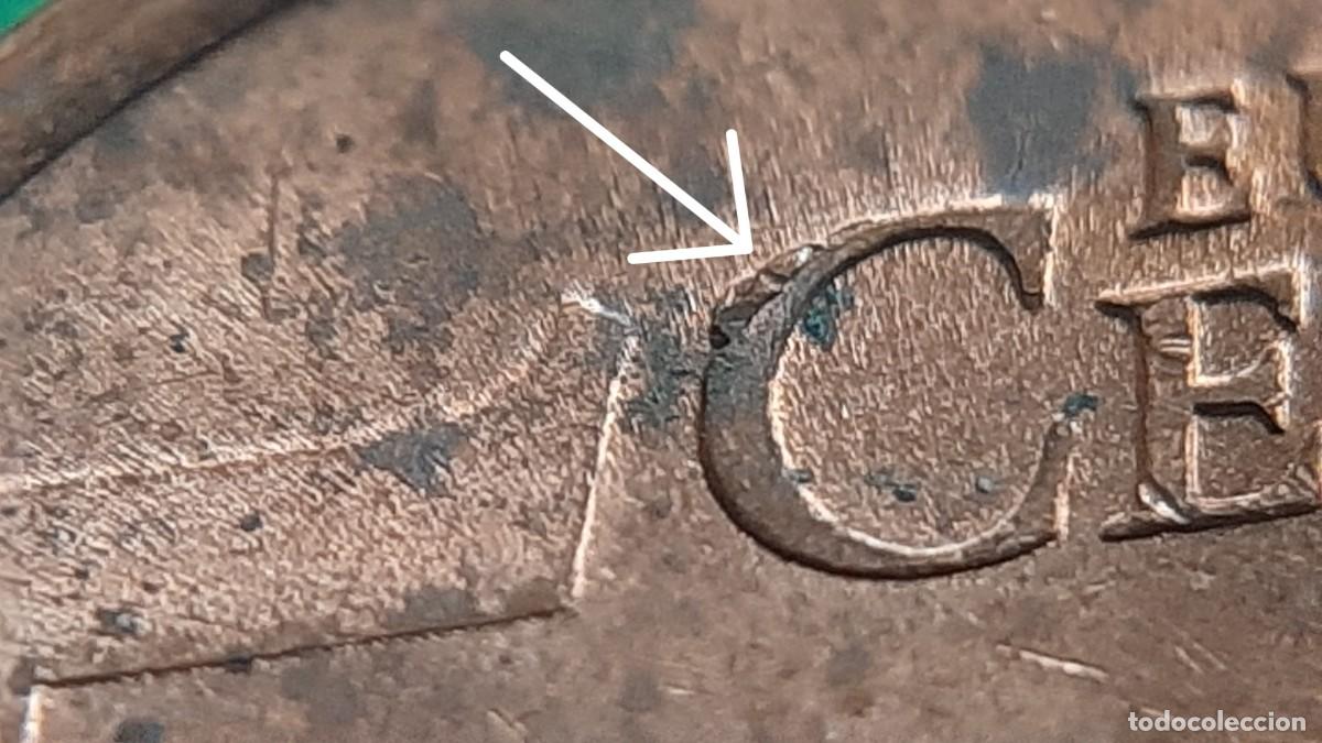Monedas con errores: (ESPA&Ntilde;A)(1999)(ERROR) 5 C&Eacute;NTIMOS DE EURO CON EXCESOS DE METAL - Foto 7