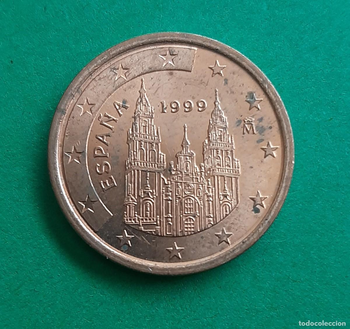Monedas con errores: (ESPA&Ntilde;A)(1999)(ERROR) 5 C&Eacute;NTIMOS DE EURO CON EXCESOS DE METAL - Foto 8
