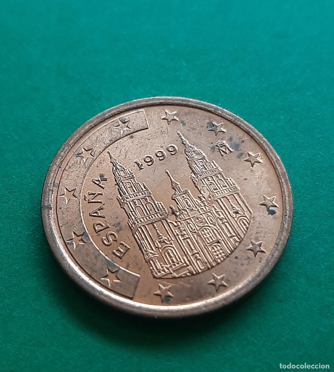 Monedas con errores: (ESPA&Ntilde;A)(1999)(ERROR) 5 C&Eacute;NTIMOS DE EURO CON EXCESOS DE METAL - Foto 9