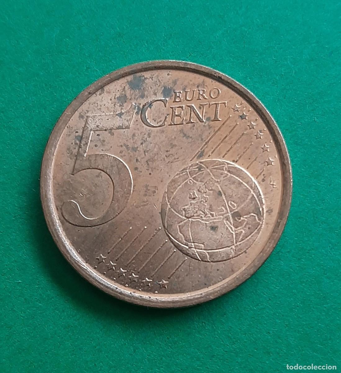 Monedas con errores: (ESPA&Ntilde;A)(1999)(ERROR) 5 C&Eacute;NTIMOS DE EURO CON EXCESOS DE METAL - Foto 10