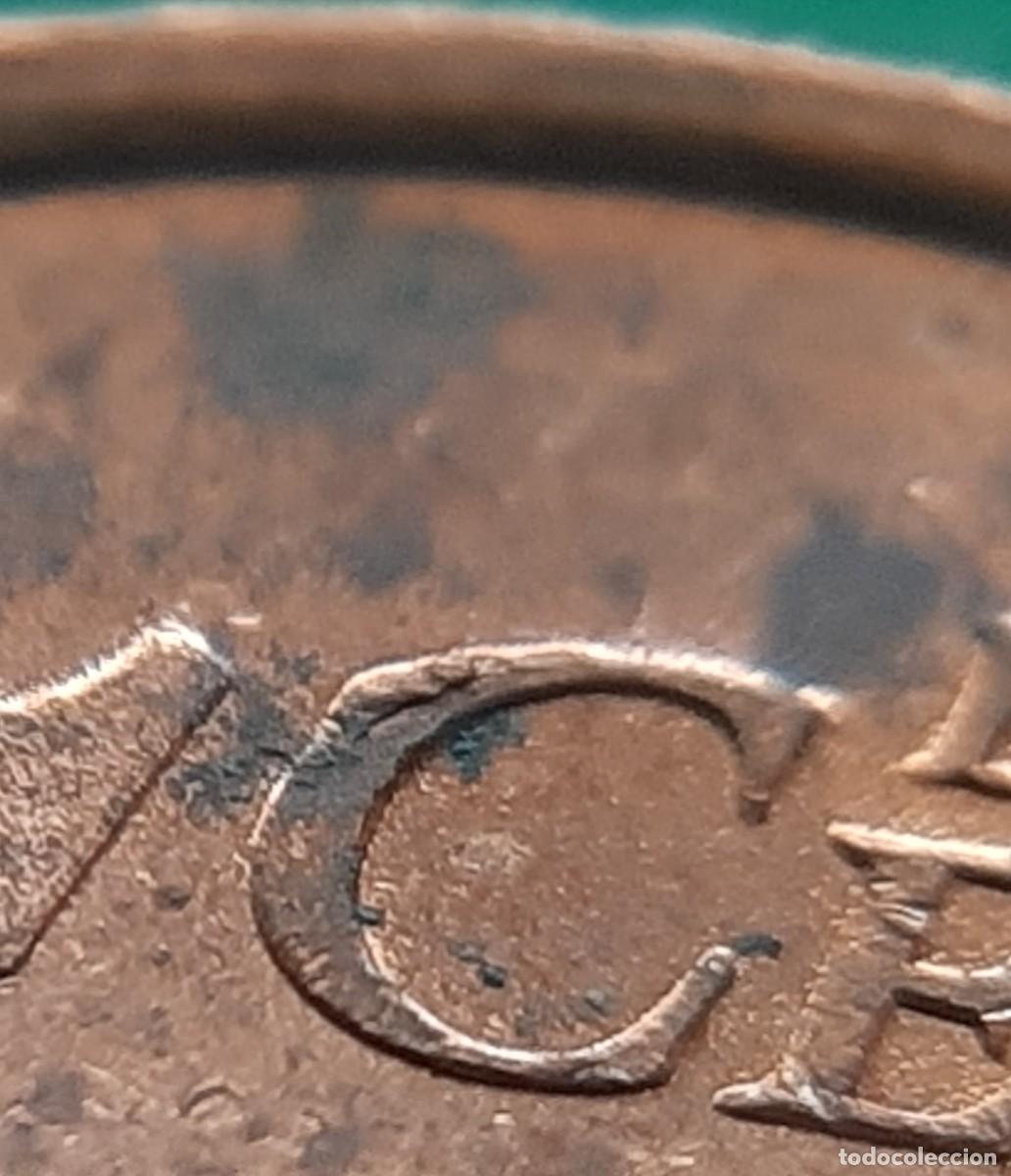 Monedas con errores: (ESPA&Ntilde;A)(1999)(ERROR) 5 C&Eacute;NTIMOS DE EURO CON EXCESOS DE METAL - Foto 14