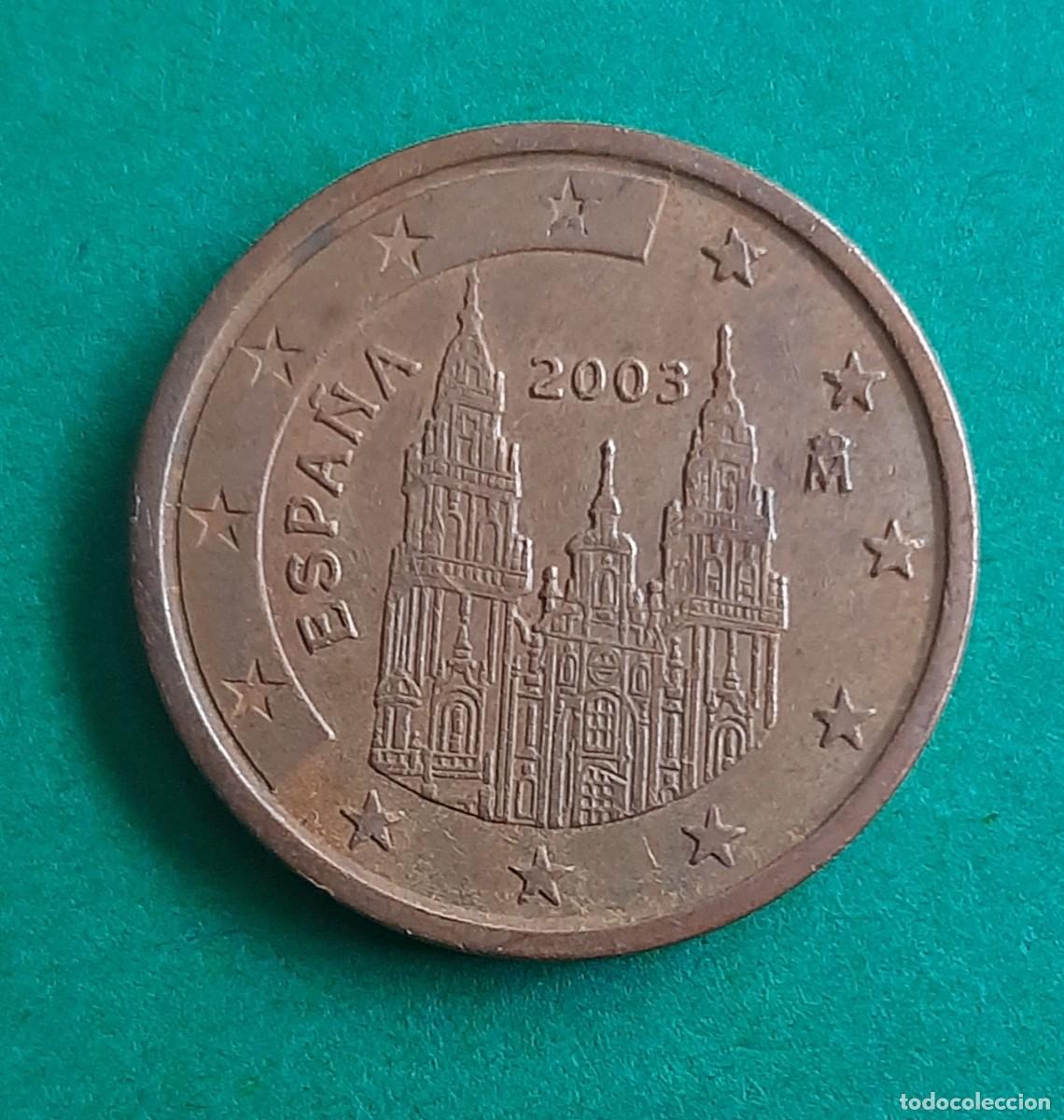 Monedas con errores: (ESPA&Ntilde;A)(2003)(ERROR) 5 C&Eacute;NTIMOS DE EURO CON EXCESO DE METAL - Foto 6