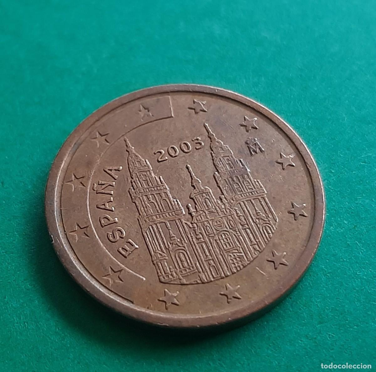 Monedas con errores: (ESPA&Ntilde;A)(2003)(ERROR) 5 C&Eacute;NTIMOS DE EURO CON EXCESO DE METAL - Foto 7