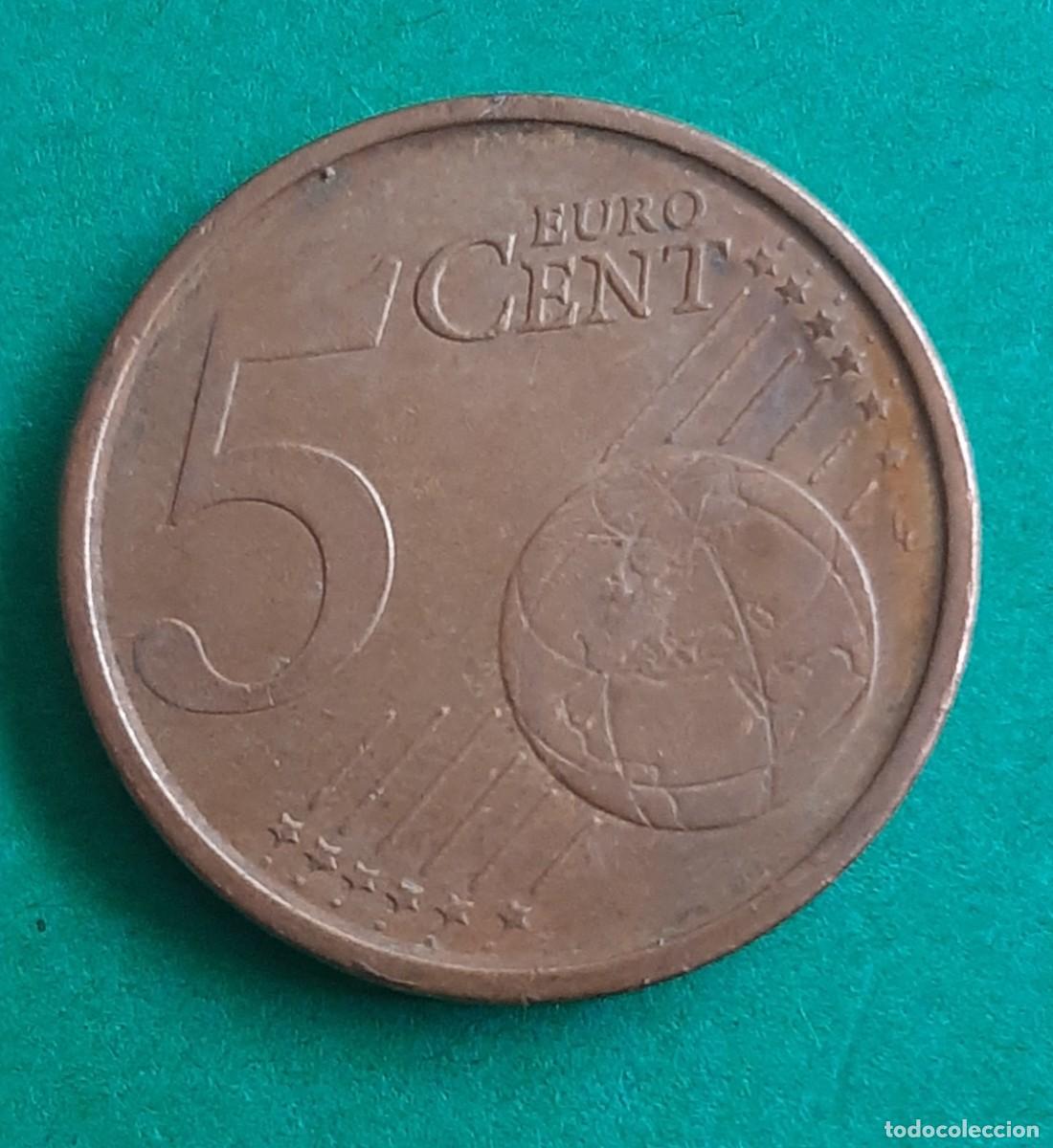 Monedas con errores: (ESPA&Ntilde;A)(2003)(ERROR) 5 C&Eacute;NTIMOS DE EURO CON EXCESO DE METAL - Foto 8
