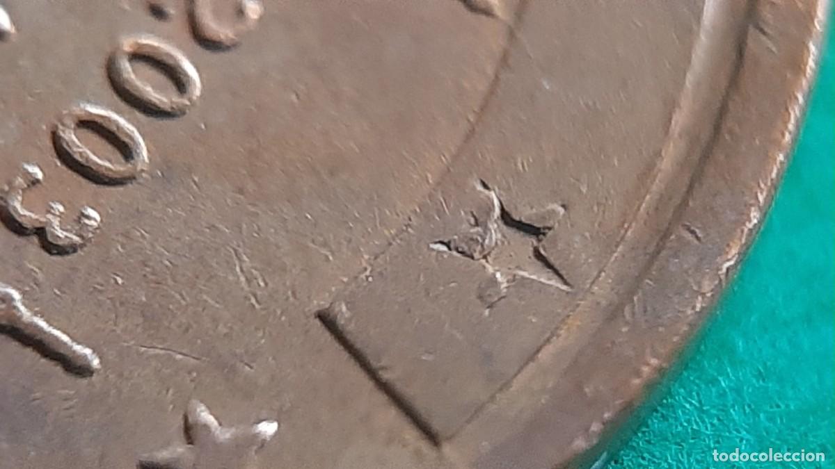 Monedas con errores: (ESPA&Ntilde;A)(2003)(ERROR) 5 C&Eacute;NTIMOS DE EURO CON EXCESO DE METAL - Foto 10