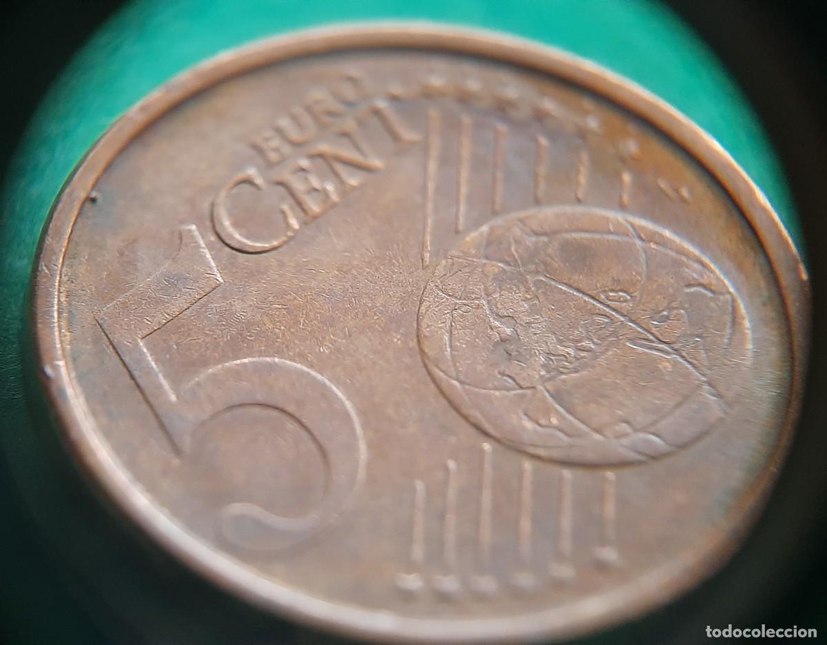 Monedas con errores: (ESPA&Ntilde;A)(2003)(ERROR) 5 C&Eacute;NTIMOS DE EURO CON EXCESO DE METAL - Foto 15