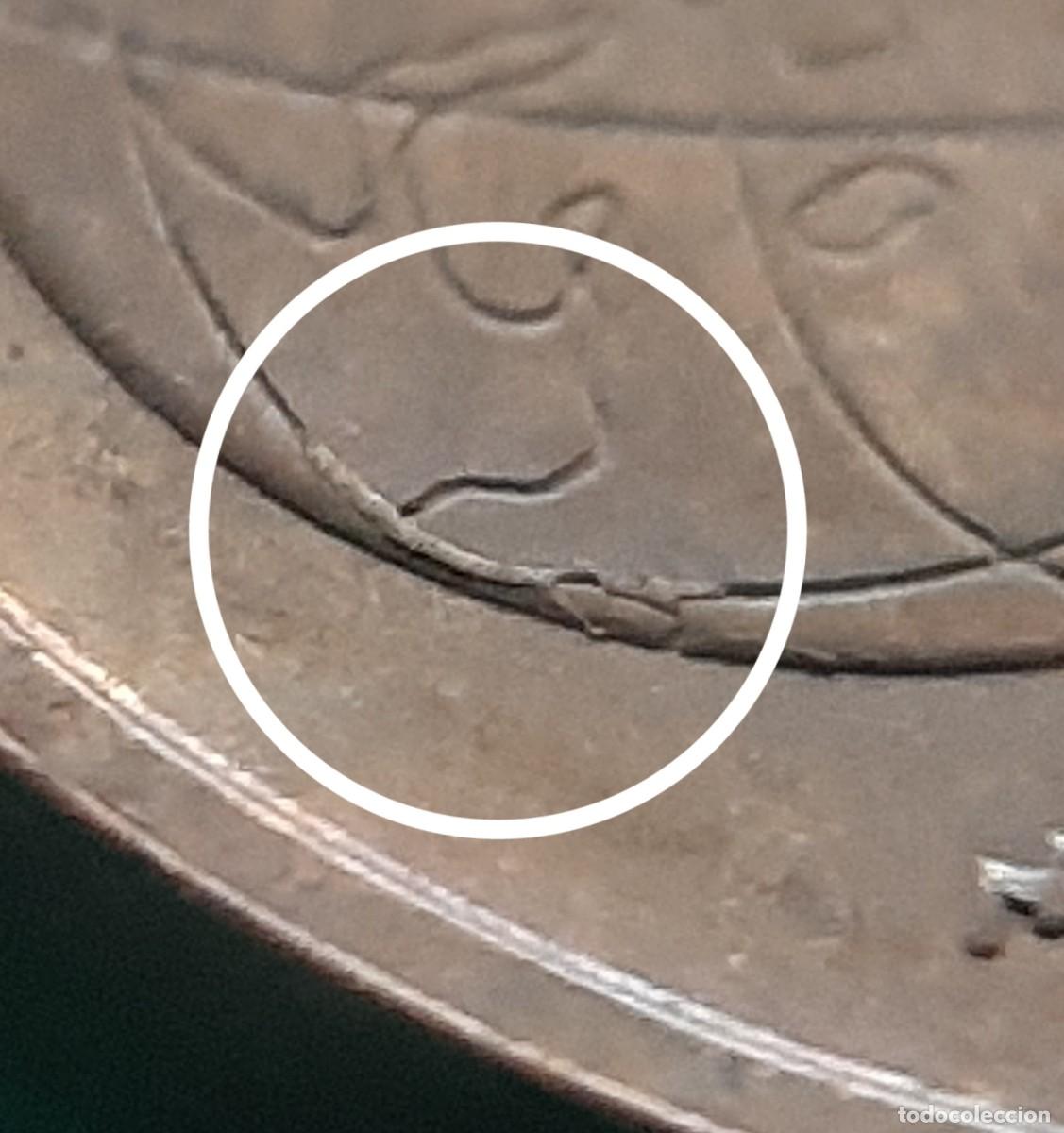 Monedas con errores: (ESPA&Ntilde;A)(2020)(ERROR) 2 C&Eacute;NTIMOS DE EURO CON EXCESO DE METAL - Foto 16