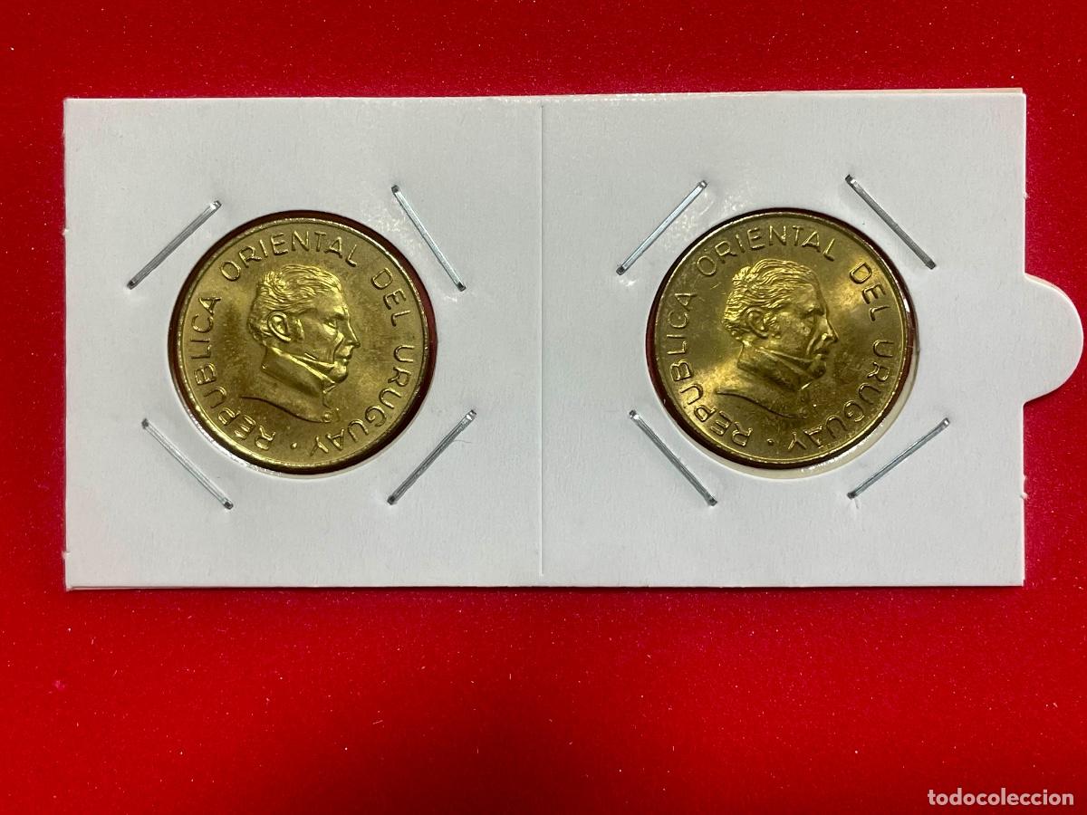 Monedas con errores: * ERROR * 5 pesos URUGUAY 2003 REVERSO GIRADO - Foto 1