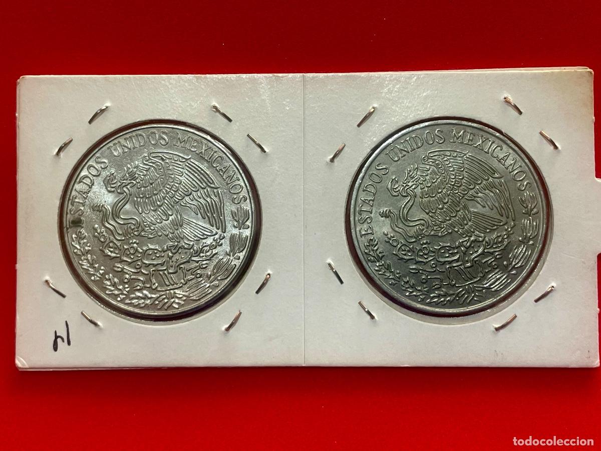 Monedas con errores: * ERROR * 5 pesos MEJICO 1976. VARIANTE DE CU&Ntilde;O - Foto 2