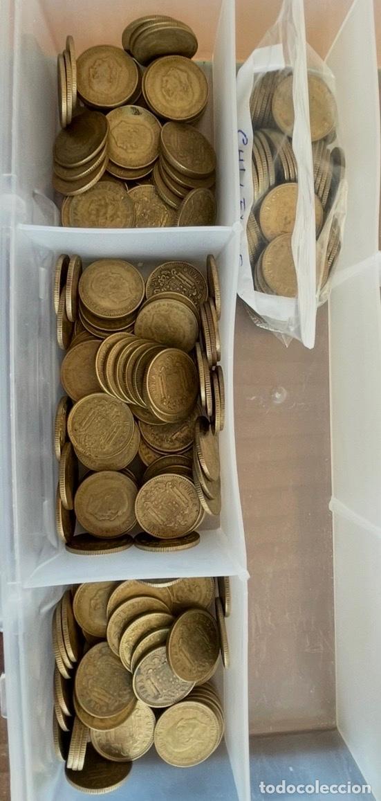 Monedas con errores: 300 monedas. Todas de una peseta a&ntilde;o 1966 - Foto 1