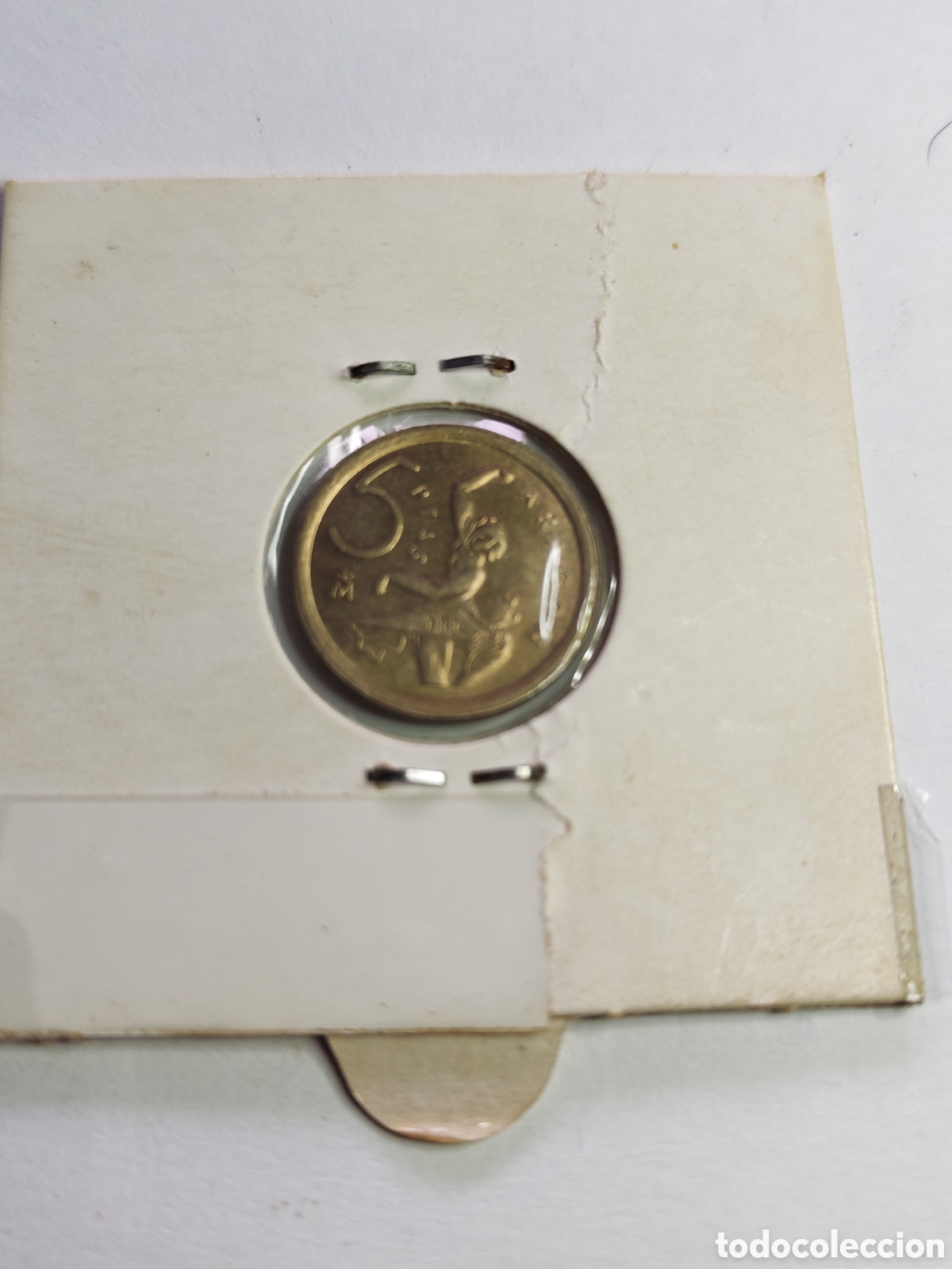 Monedas con errores: Espa&ntilde;a. 5 pesetas. 1994 variante canto ancho - Foto 2