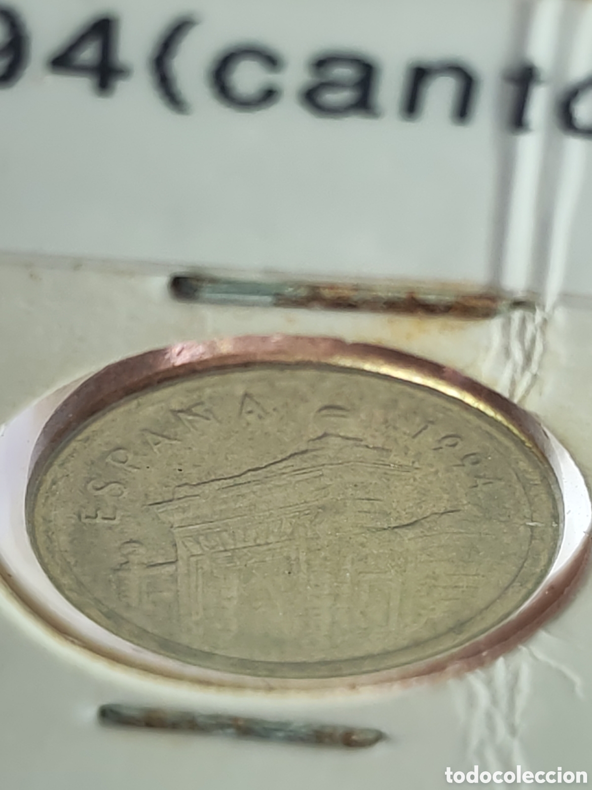 Monedas con errores: Espa&ntilde;a. 5 pesetas. 1994 variante canto ancho - Foto 5