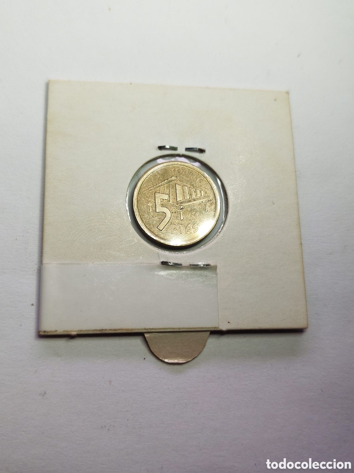 Monedas con errores: Espa&ntilde;a. 5 pesetas. 1995 variante canto ancho - Foto 2
