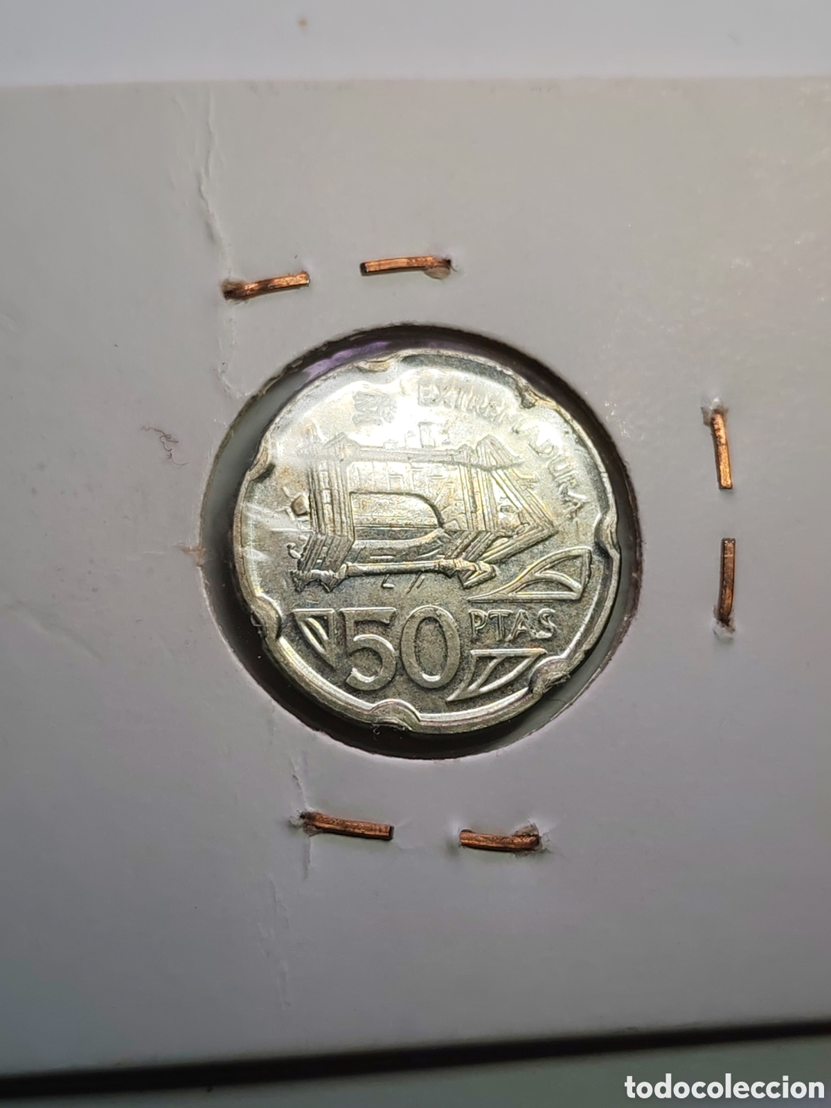 Monedas con errores: Espa&ntilde;a. 50 pesetas. 1993 . Variante Remarcada. Sin circular - Foto 2