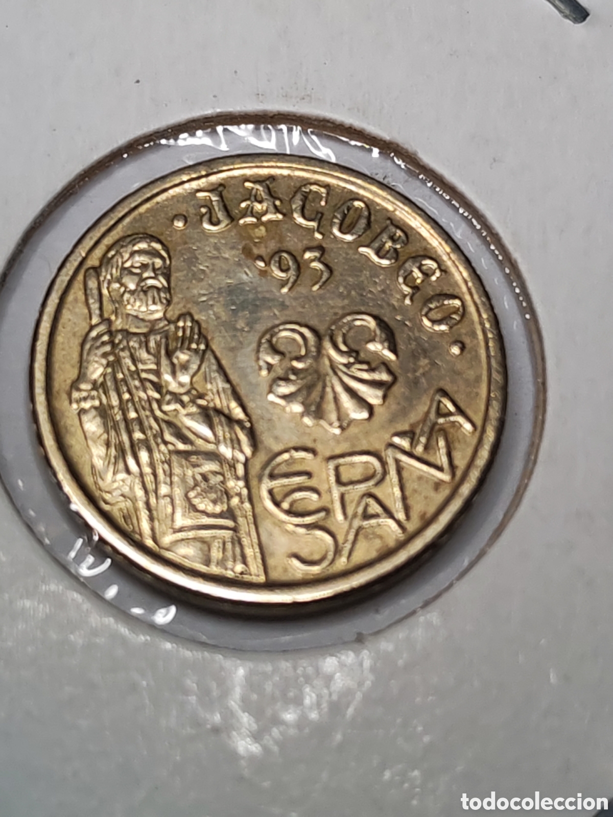 Monedas con errores: Espa&ntilde;a. 5 pesetas. 1993. Variante cu&ntilde;o 5 . SC. Sin circular - Foto 4