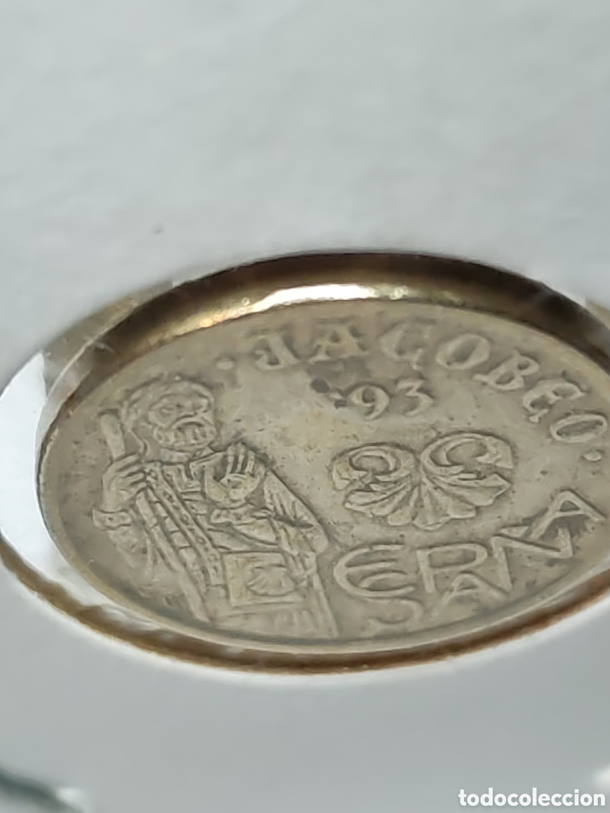 Monedas con errores: Espa&ntilde;a. 5 pesetas. 1993. Variante cu&ntilde;o 5 . SC. Sin circular - Foto 5