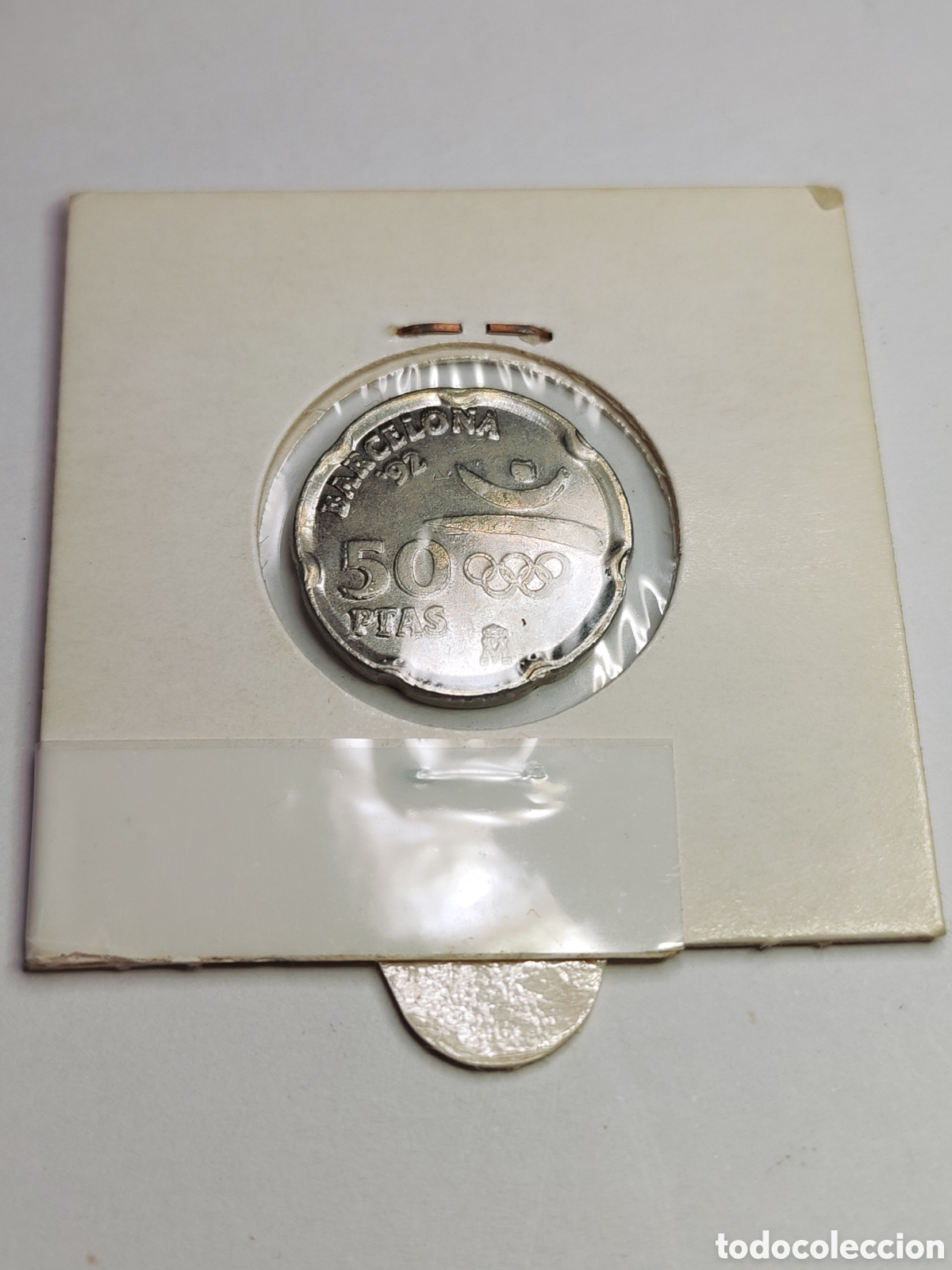 Monedas con errores: Espa&ntilde;a. 50 pesetas. 1992. Error . remarcada . SC . Sin circular - Foto 2