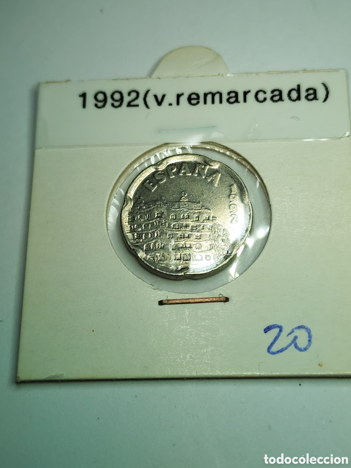 Monedas con errores: Espa&ntilde;a. 50 pesetas. 1992. Error . remarcada . SC . Sin circular - Foto 1