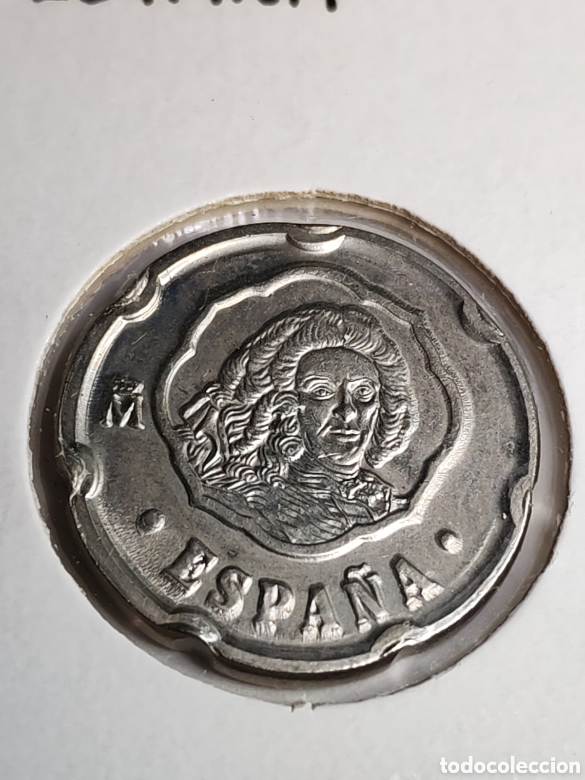 Monedas con errores: Espa&ntilde;a. 50 pesetas. 1996. Variante remarcada SC . Sin circular - Foto 3