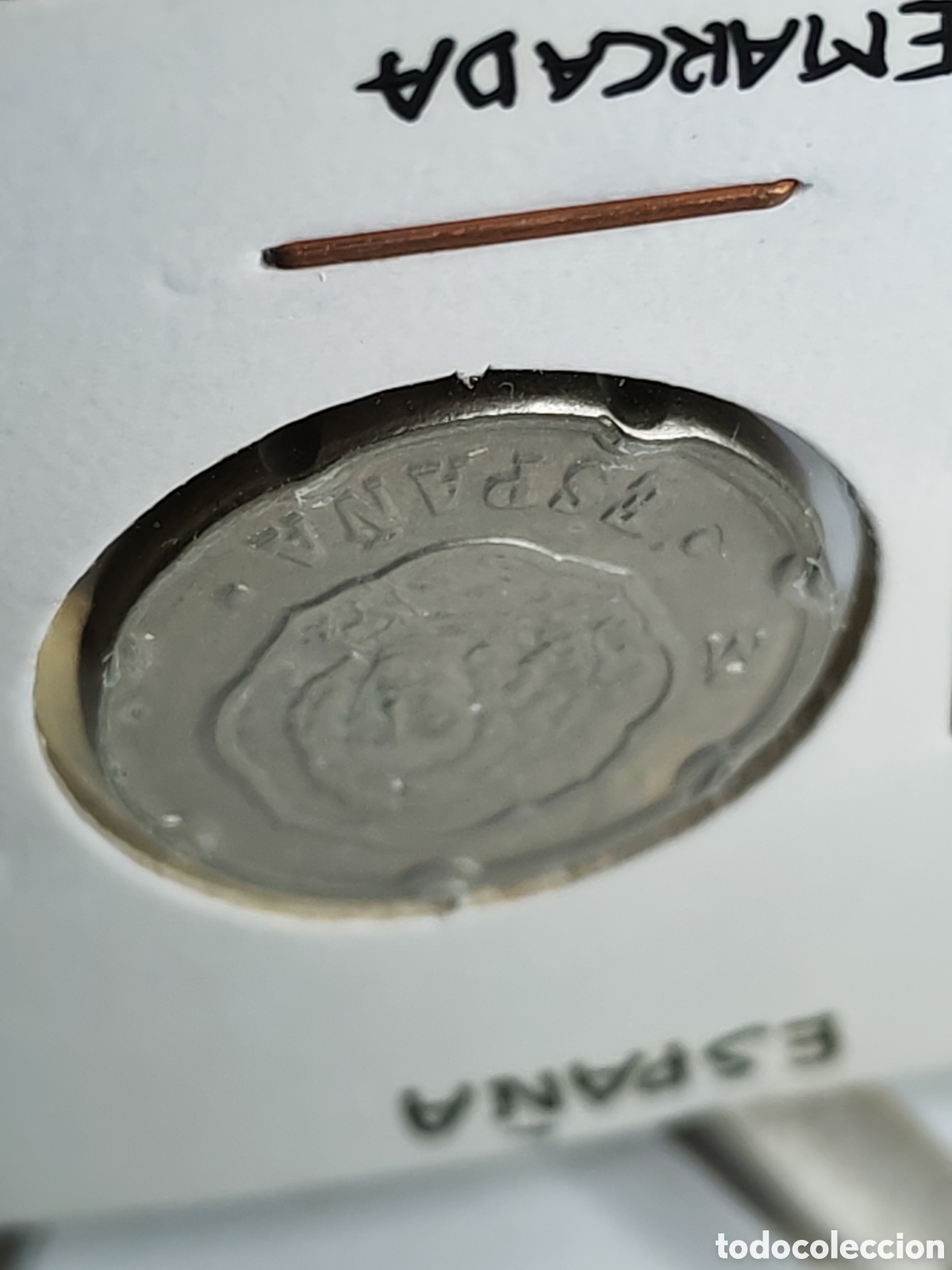 Monedas con errores: Espa&ntilde;a. 50 pesetas. 1996. Variante remarcada SC . Sin circular - Foto 5