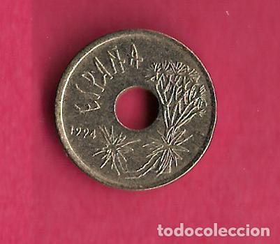 Monedas con errores: ESPA&Ntilde;A 25 PTS 1994 CANARIAS, MULTIPLES EMPASTES - Foto 4