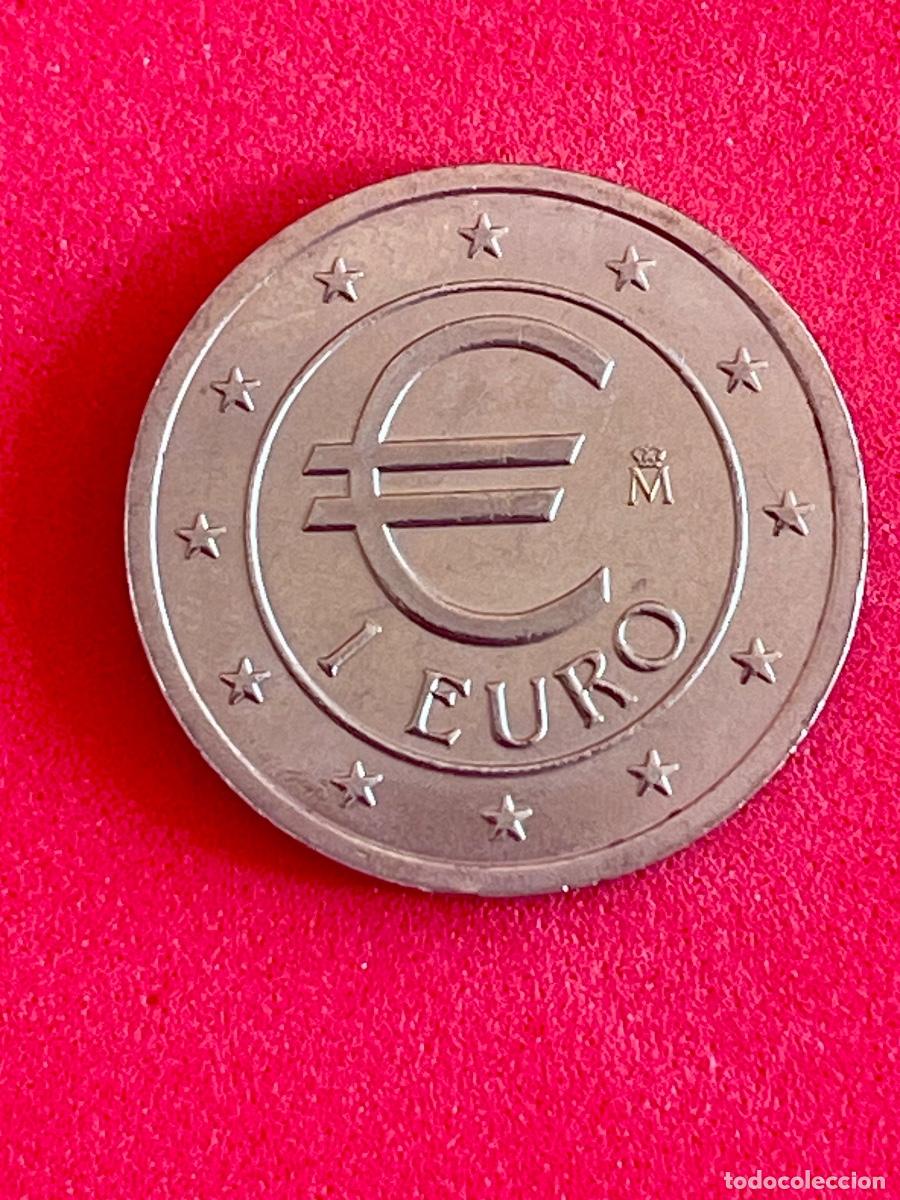 Monedas con errores: MONEDA DE 1 EURO DE PRUEBA - Foto 1