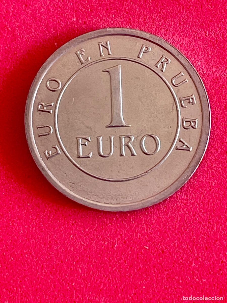 Monedas con errores: MONEDA DE 1 EURO DE PRUEBA - Foto 2