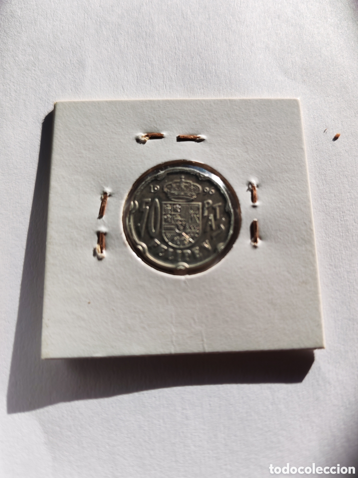 Monedas con errores: Espa&ntilde;a. 50 pesetas 1996. Variante Remarcada - Foto 2