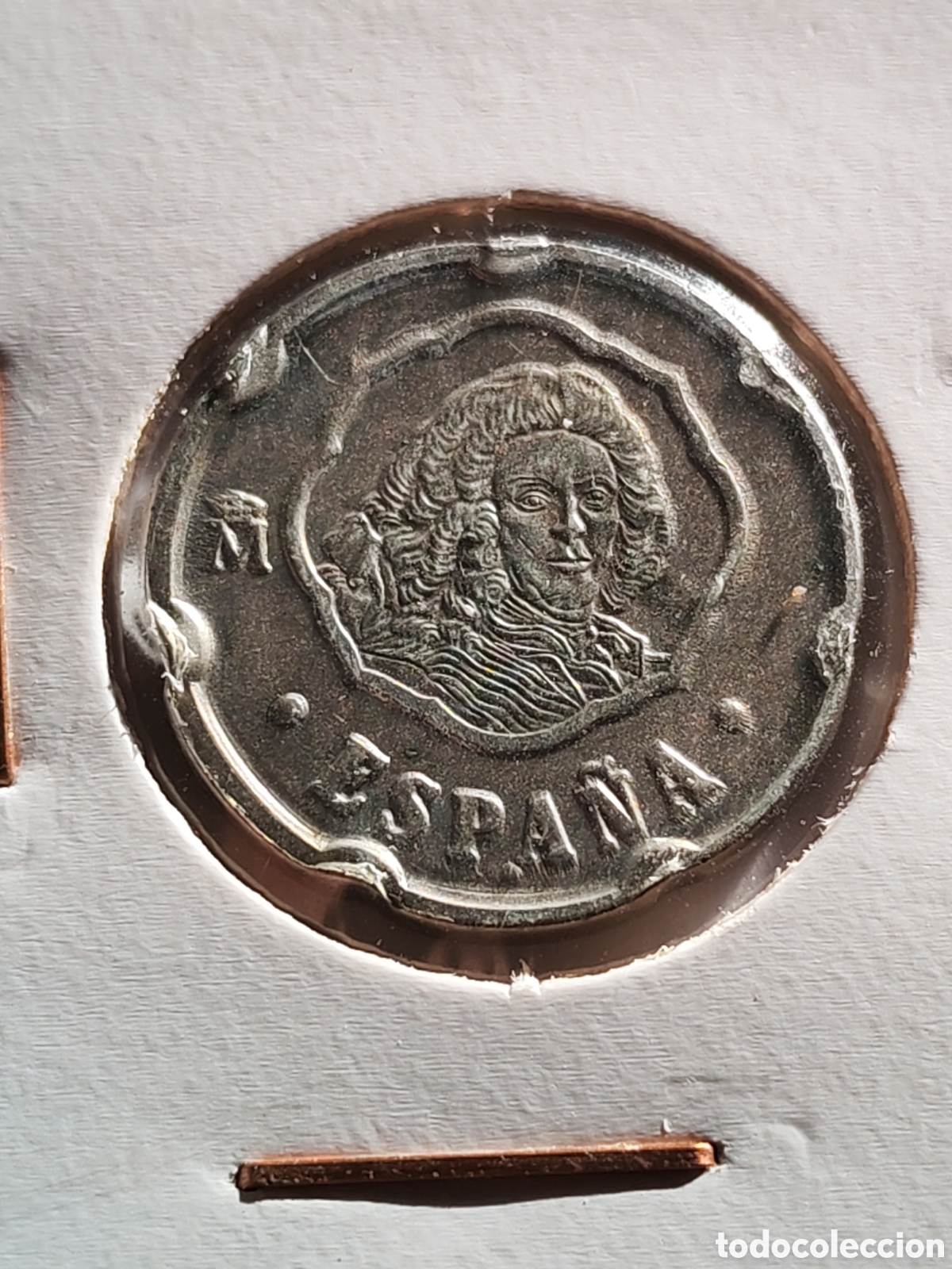 Monedas con errores: Espa&ntilde;a. 50 pesetas 1996. Variante Remarcada - Foto 3