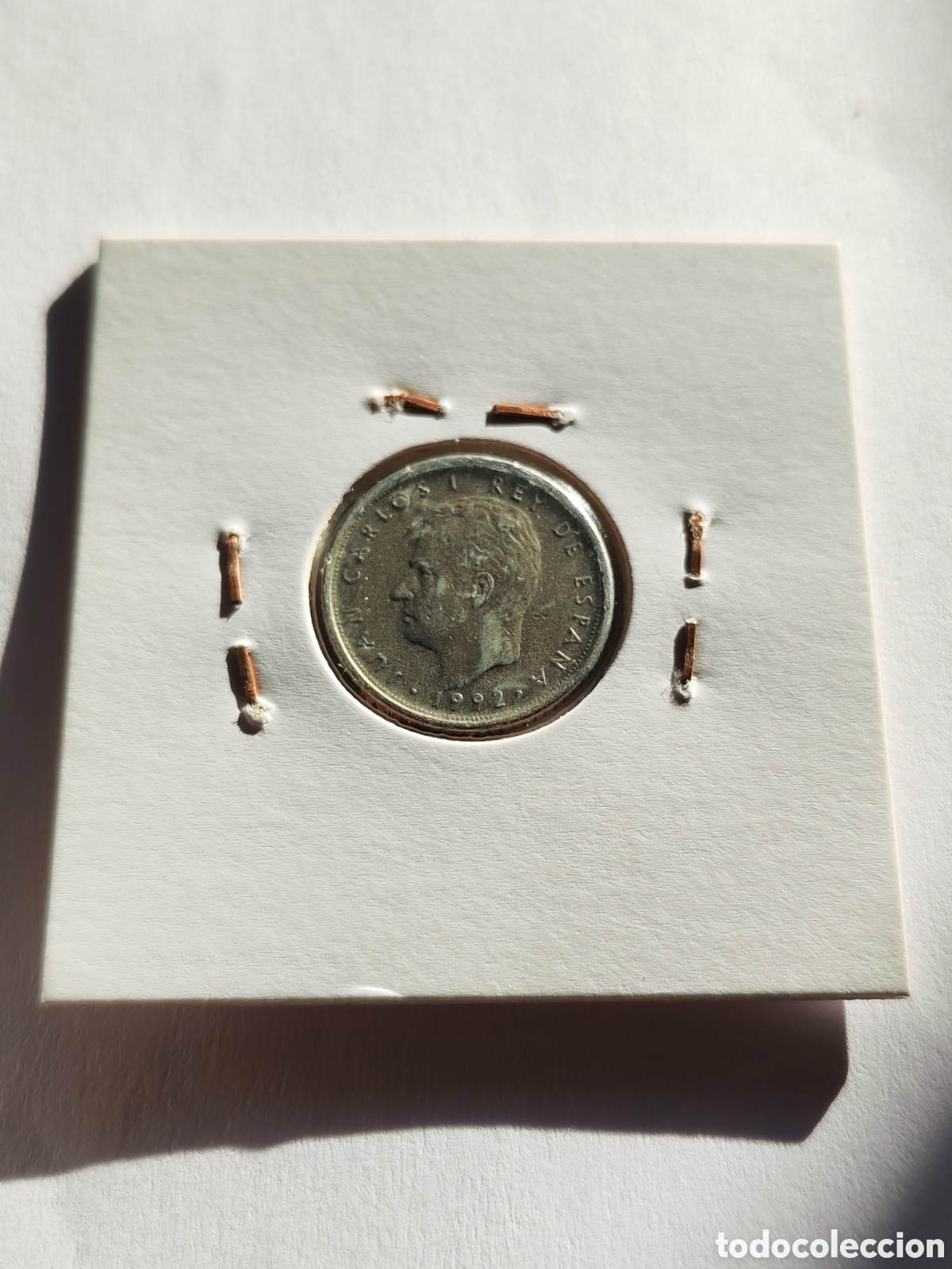 Monedas con errores: Espa&ntilde;a. 10 pesetas 1992. Variante cu&ntilde;o 10 - Foto 2