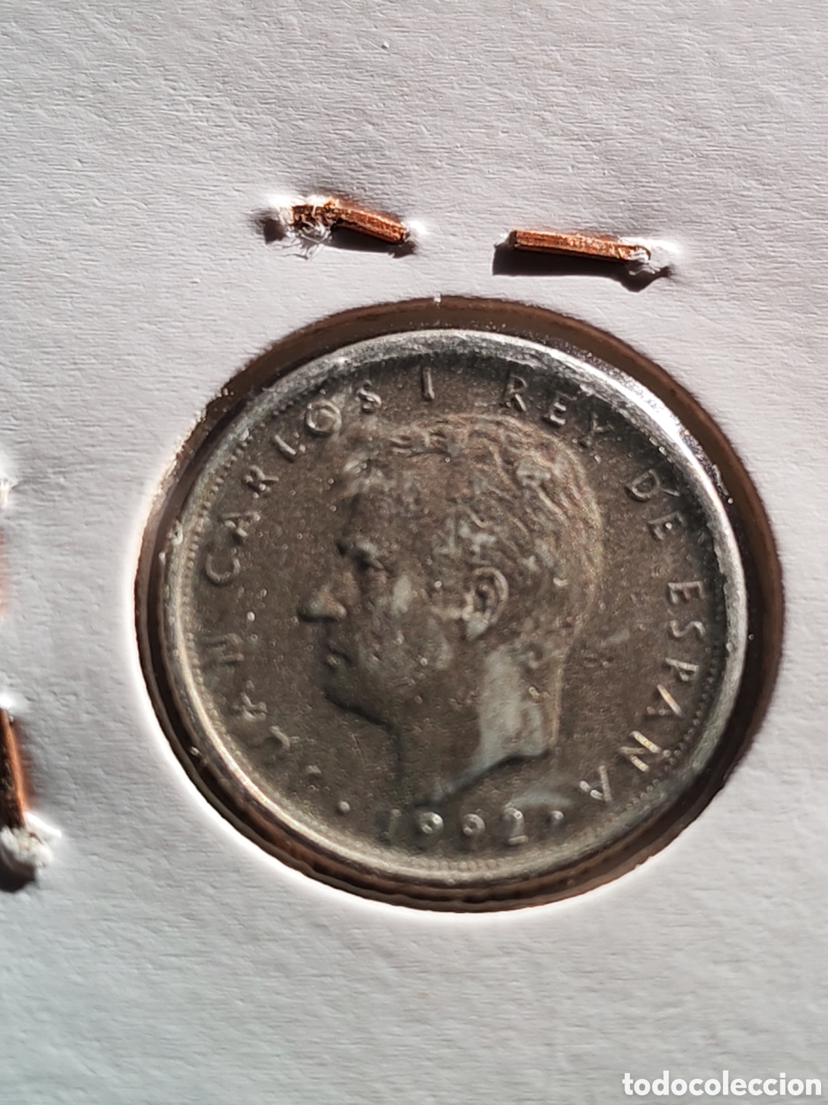 Monedas con errores: Espa&ntilde;a. 10 pesetas 1992. Variante cu&ntilde;o 10 - Foto 4