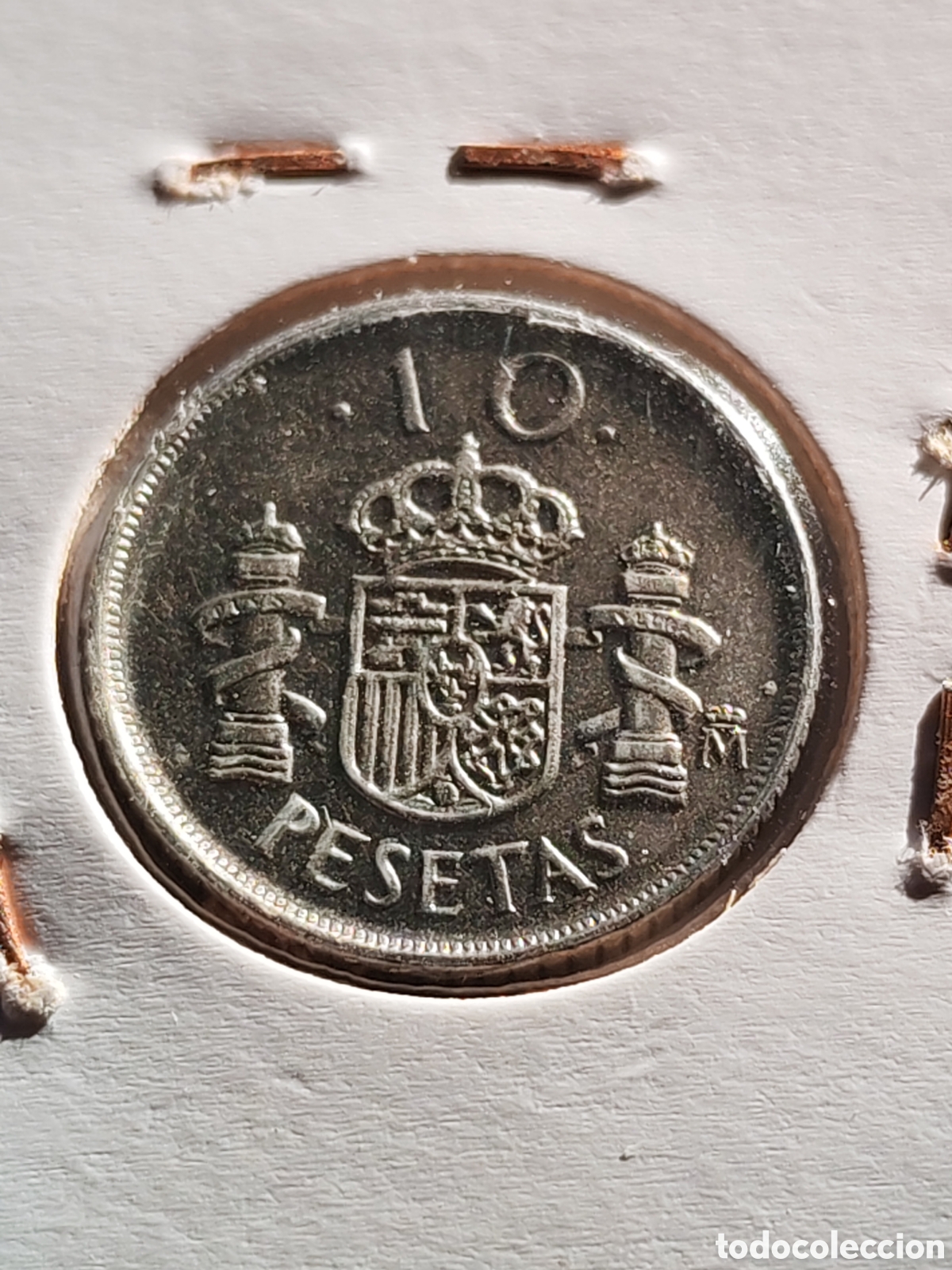 Monedas con errores: Espa&ntilde;a. 10 pesetas 1992. Variante cu&ntilde;o J - Foto 4