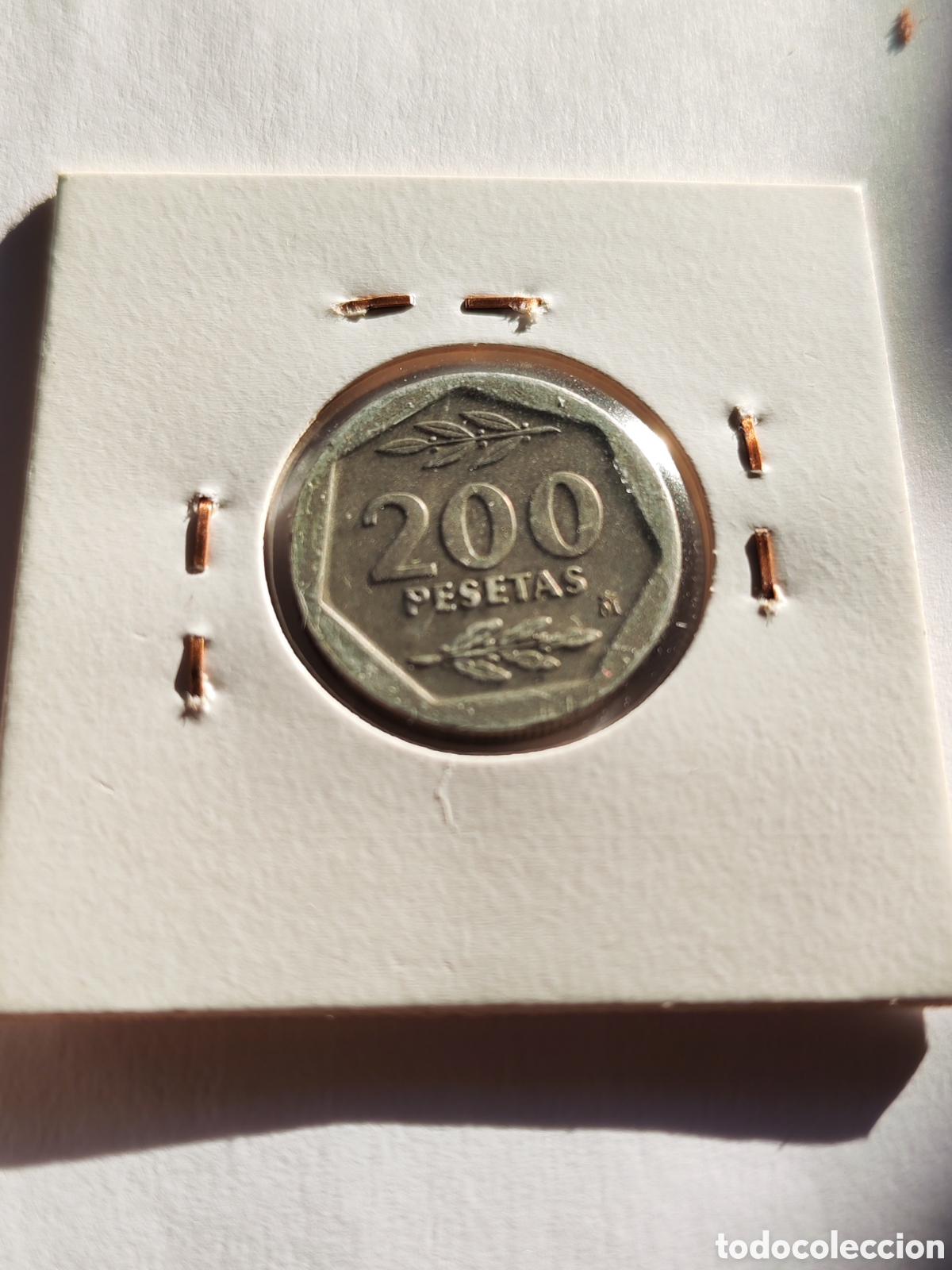 Monedas con errores: Espa&ntilde;a. 200 pesetas 1986. Variante Busto Mayor - Foto 2