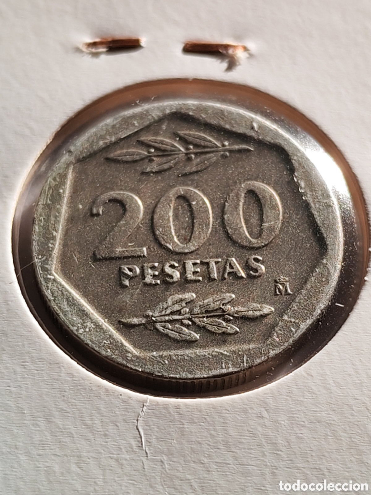 Monedas con errores: Espa&ntilde;a. 200 pesetas 1986. Variante Busto Mayor - Foto 4