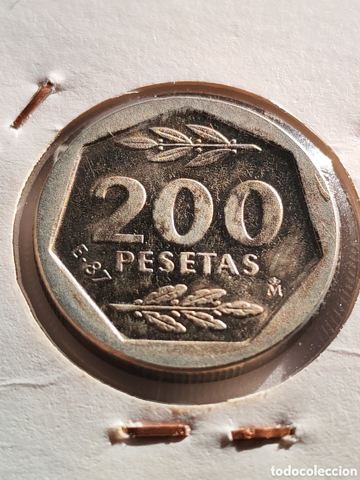 Monedas con errores: Espa&ntilde;a. 200 pesetas 1987. E-87 - Foto 4