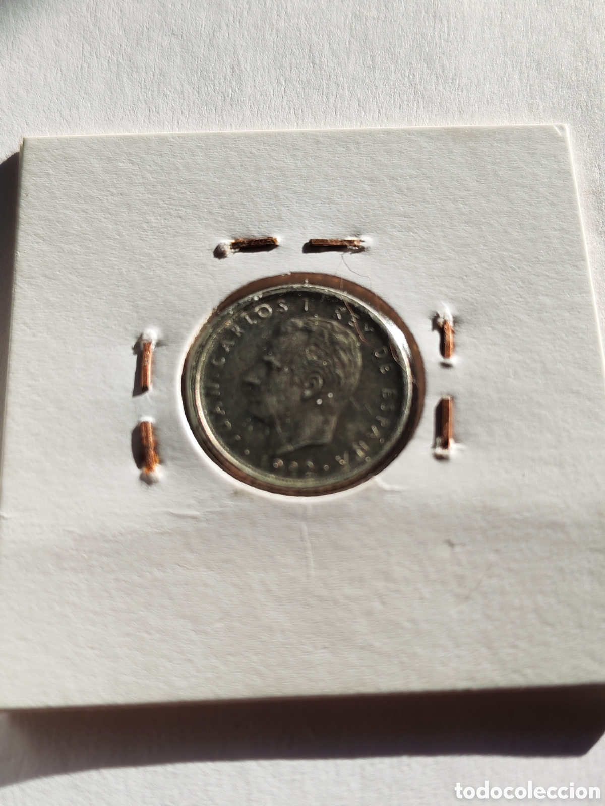 Monedas con errores: Espa&ntilde;a. 10 pesetas 1992. Variante de cu&ntilde;o ( 457 ) - Foto 2