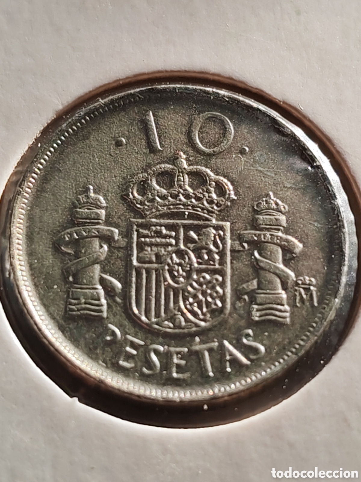 Monedas con errores: Espa&ntilde;a. 10 pesetas 1992. Variante cu&ntilde;o J ( 456 ) - Foto 4