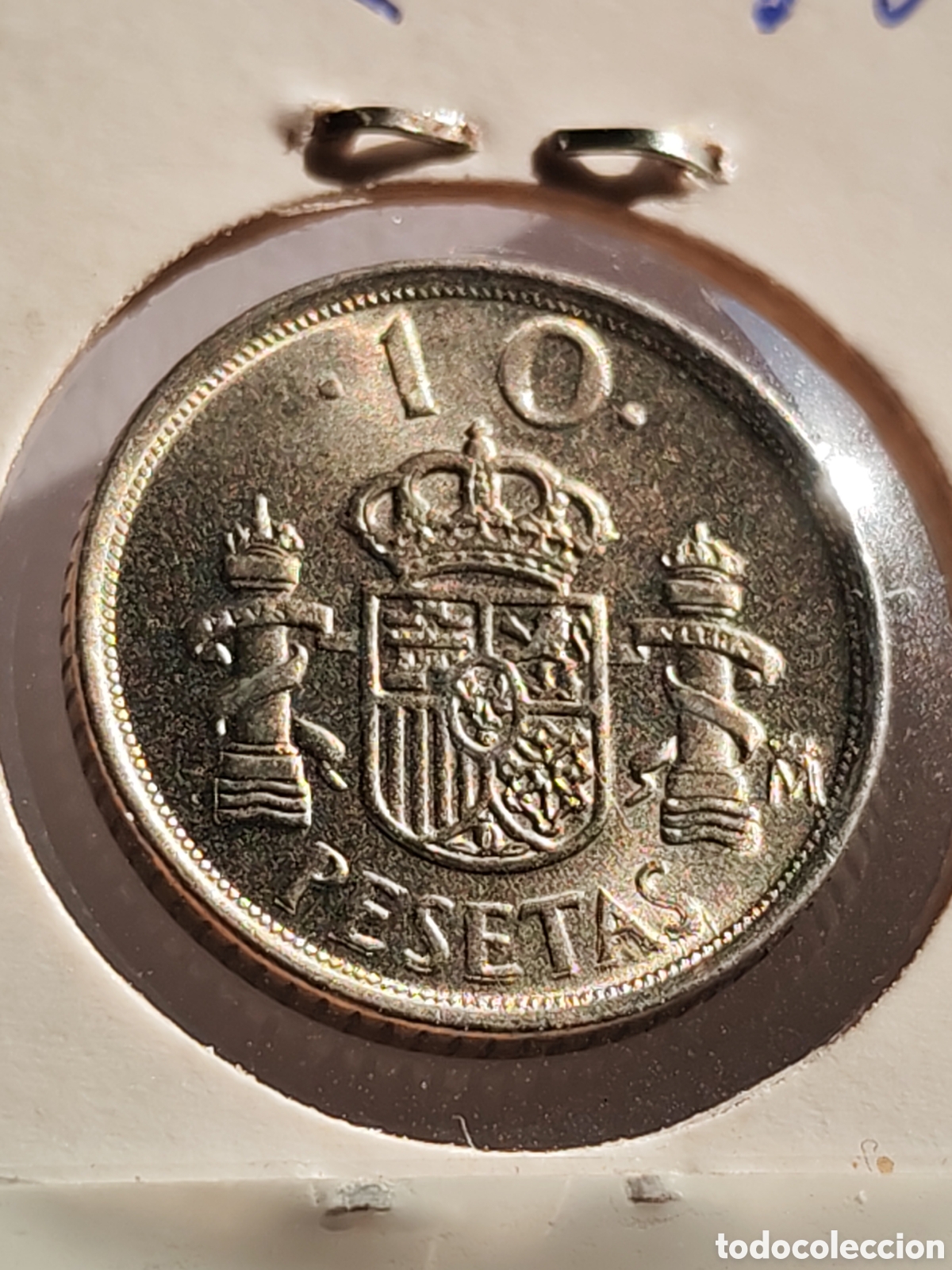 Monedas con errores: Espa&ntilde;a. 10 pesetas 1998. Error variante A . Tilde en la E . Sin circular. Muy escasa y dif&iacute;cil - Foto 4