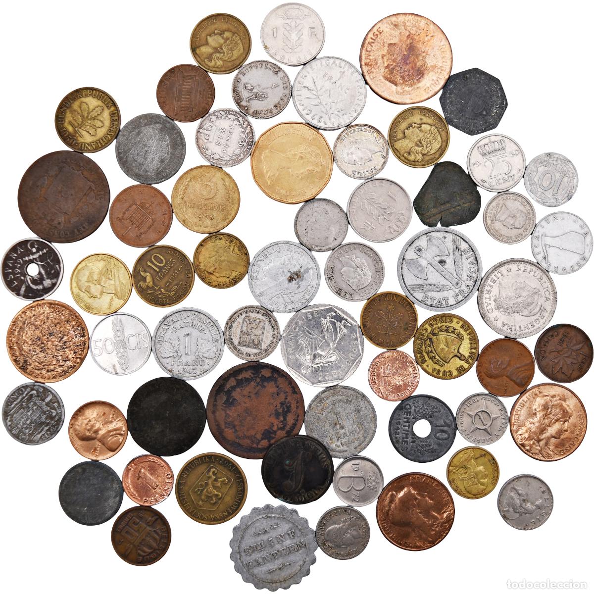 Monedas con errores: Monedas - Lote antiguo - Foto 1