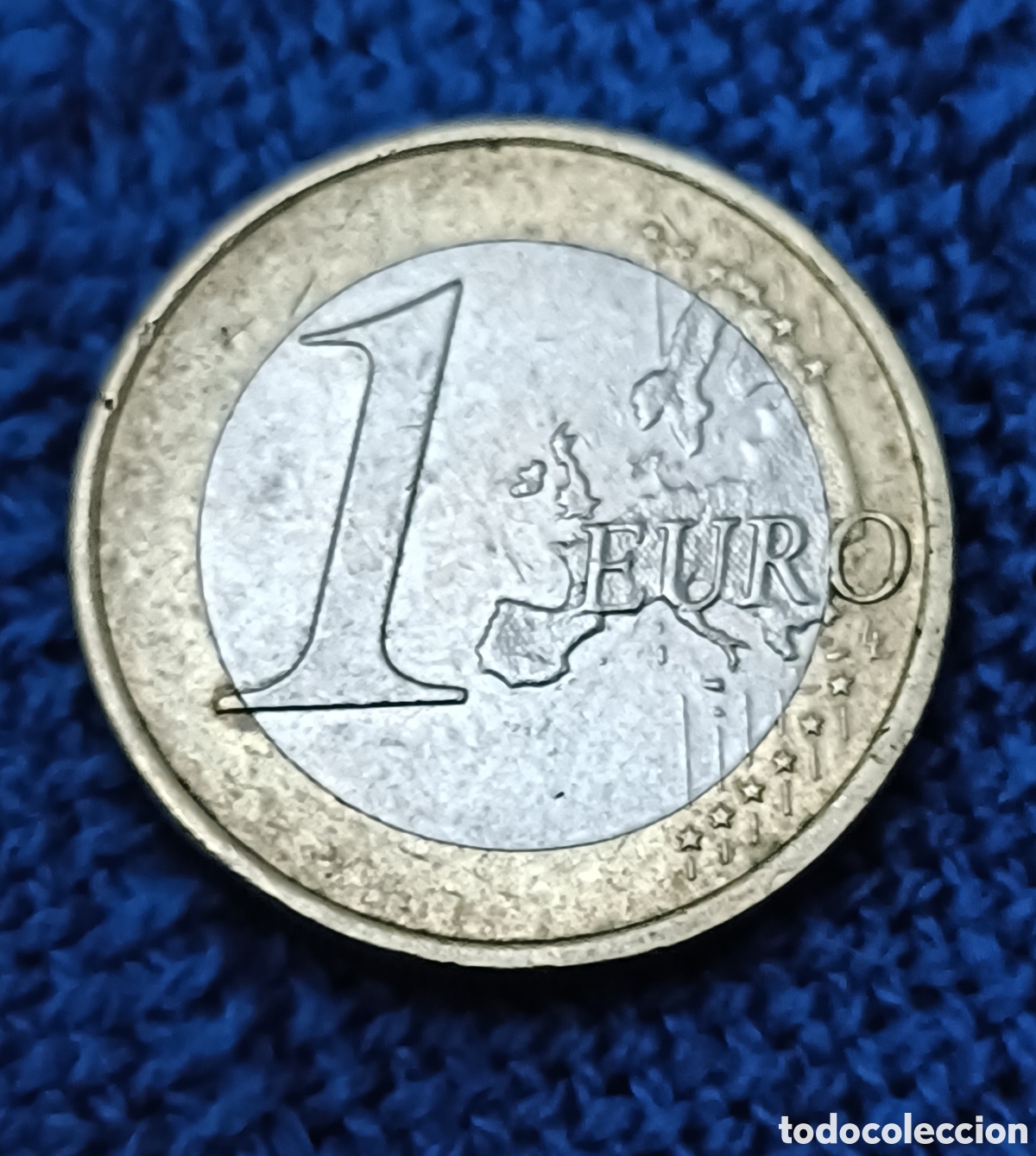 Monedas con errores: BP. 1 &euro;. Espa&ntilde;a. 2018. Error pegote de metal en anverso. - Foto 4