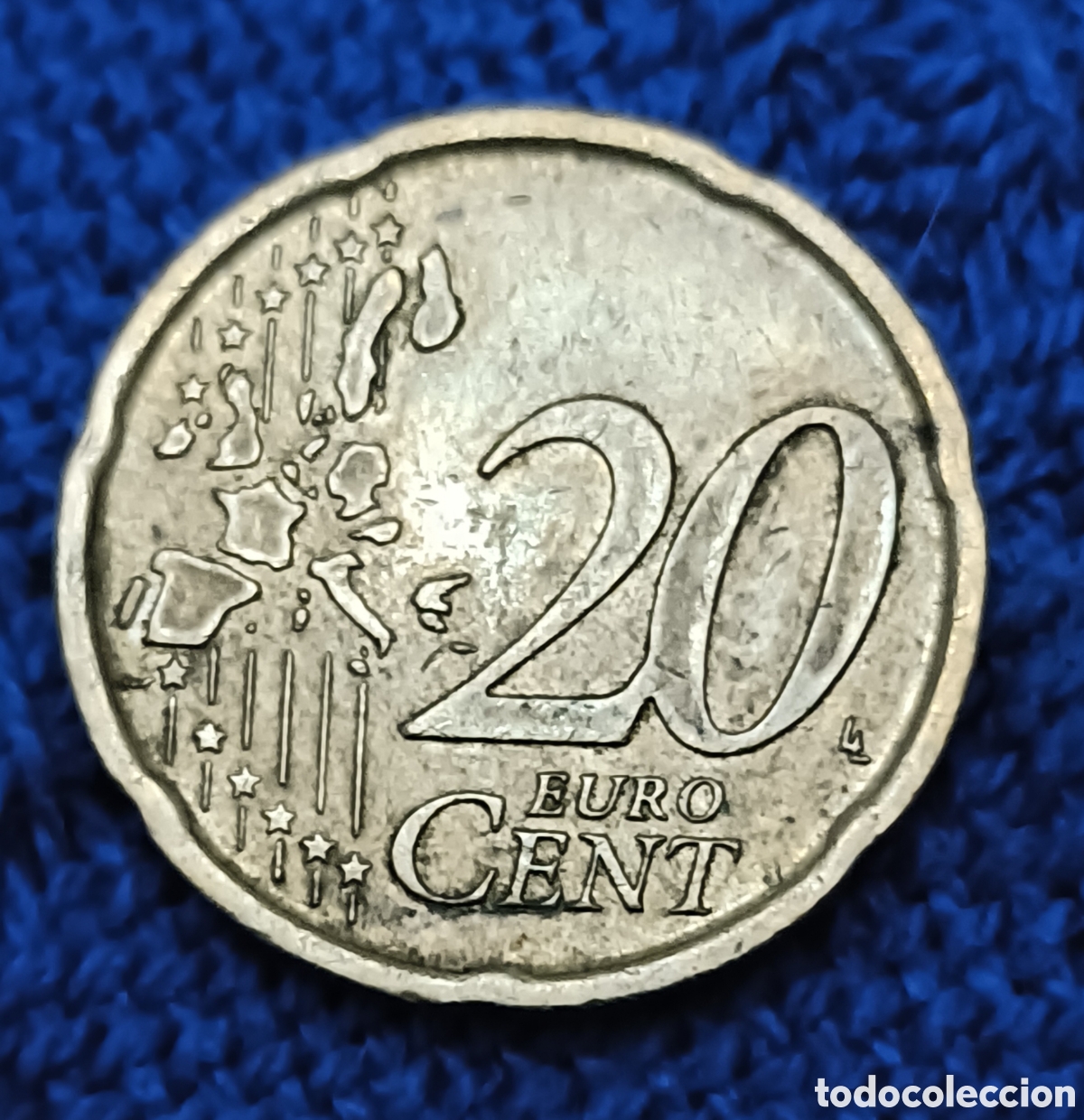 Monedas con errores: BO. 20 cts. Espa&ntilde;a. 1999. Errores en anverso. Ver. - Foto 4