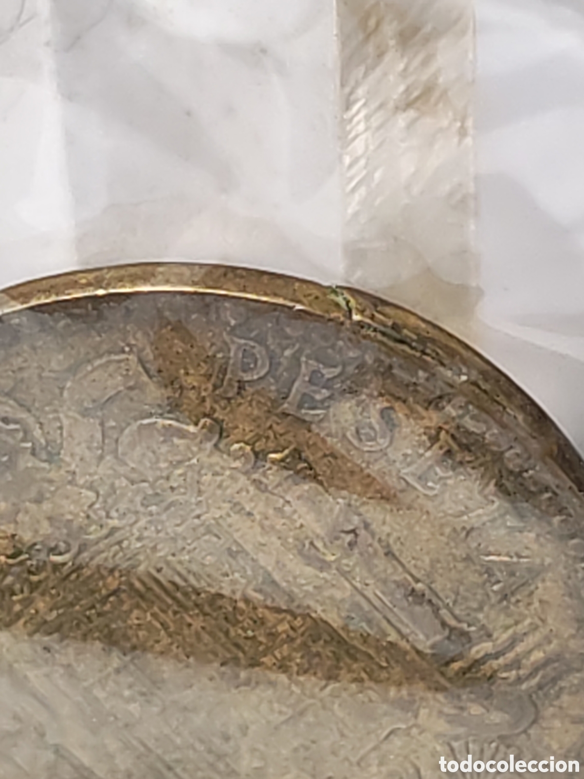 Monedas con errores: Espa&ntilde;a. 1 Una peseta.1963 *63 . Error. Troquel roto. - Foto 5