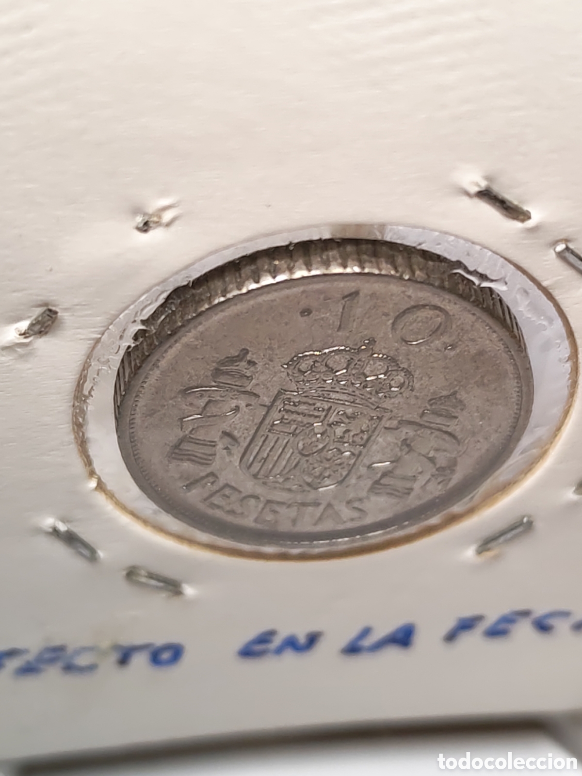 Monedas con errores: Espa&ntilde;a- 10 pesetas. 1992. Error de troquel. Doble Defecto en fecha y remarcada . Sin circular - Foto 5