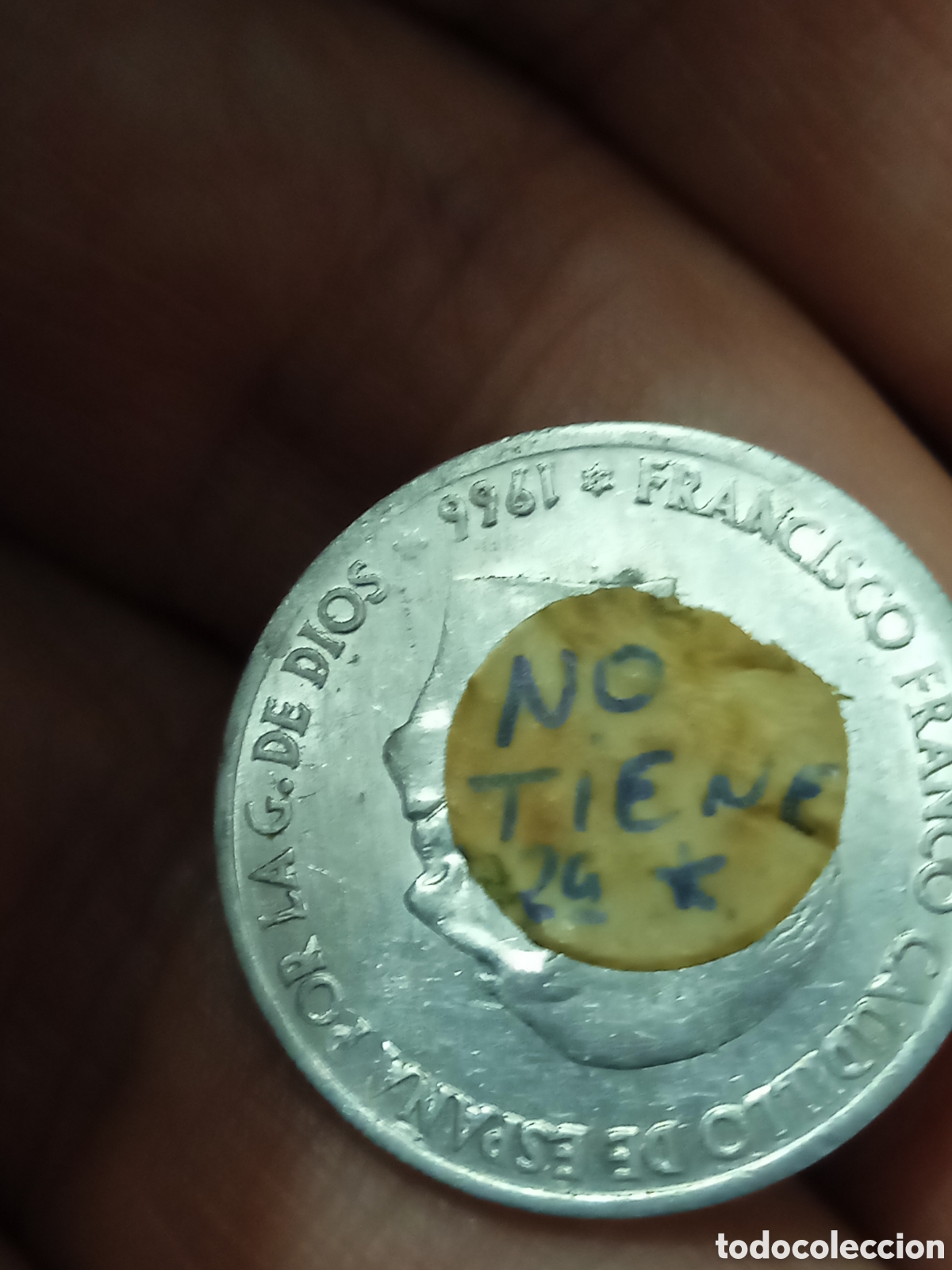 Monedas con errores: X- ERROR 50 C&Eacute;NTIMOS 1966 SEGUNDA ESTRELLA MUY FLOJA Y SIN ESTRELLAS - Foto 2