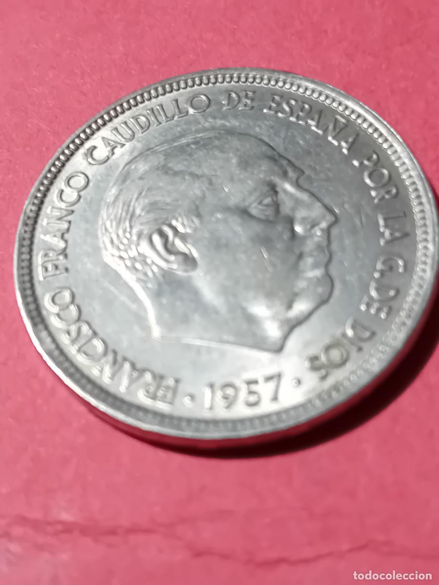 Coins with Errors: ESPAÑA 50 PTS 1957*59, VARIANTE REVERSO. LEA DESCRIPCION