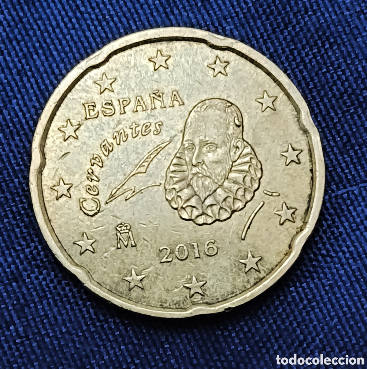 Monedas con errores: BK. 20 cts. 2016. Espa&ntilde;a. Pegotes en anverso. Ver - Foto 2