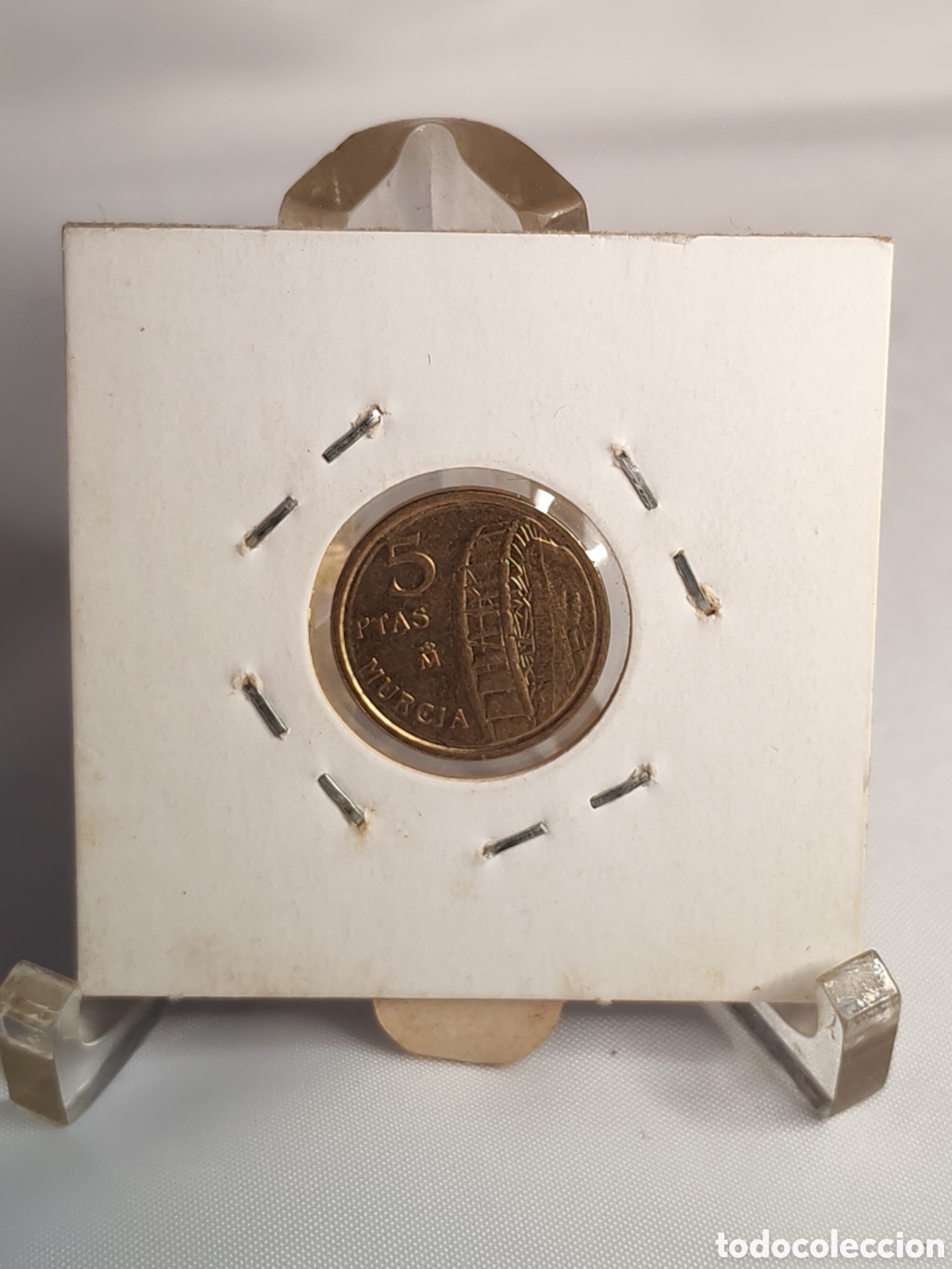 Monedas con errores: Espa&ntilde;a. 5 pesetas. 1999. Error Variante Canto ancho. Sin circular - Foto 2