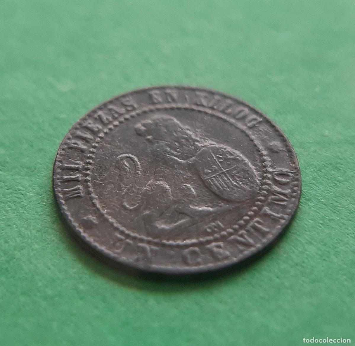 Monedas con errores: (ESPA&Ntilde;A-ERROR)(1870(COBRE) 1 C&Eacute;NTIMO CON VARIAS ROTURAS DE CU&Ntilde;O - Foto 13
