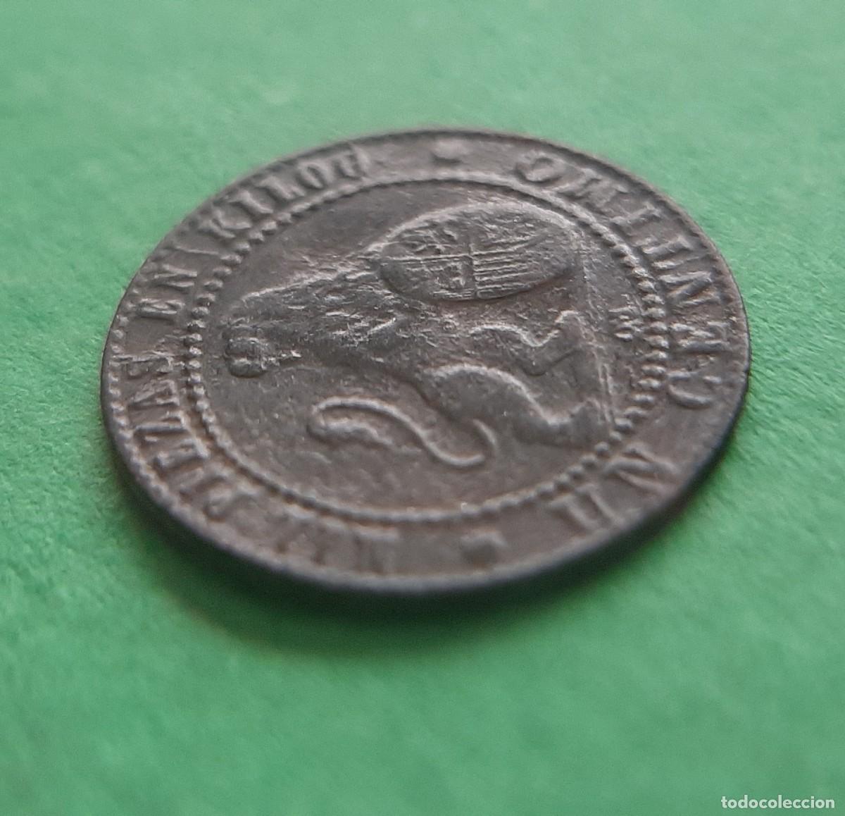 Monedas con errores: (ESPA&Ntilde;A-ERROR)(1870(COBRE) 1 C&Eacute;NTIMO CON VARIAS ROTURAS DE CU&Ntilde;O - Foto 14